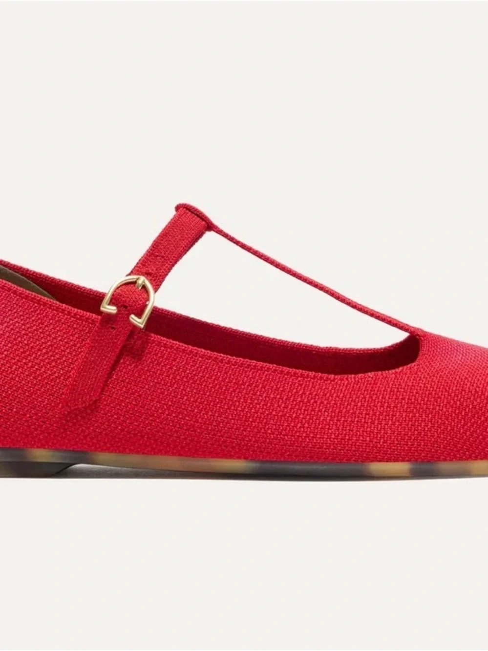 Rothy's Red T-Strap Flats - Picture 2 of 14